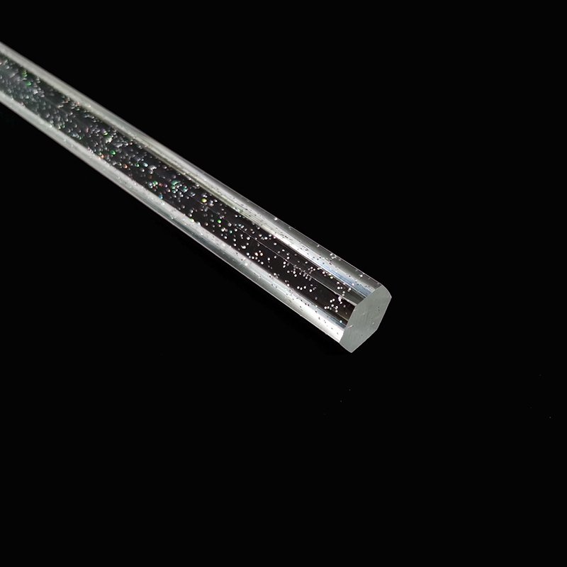 DHT-001036 Direct Selling Fluorescent Acrylic PMMA Plastic Rod Led Light Clear Rod PMMA Rod