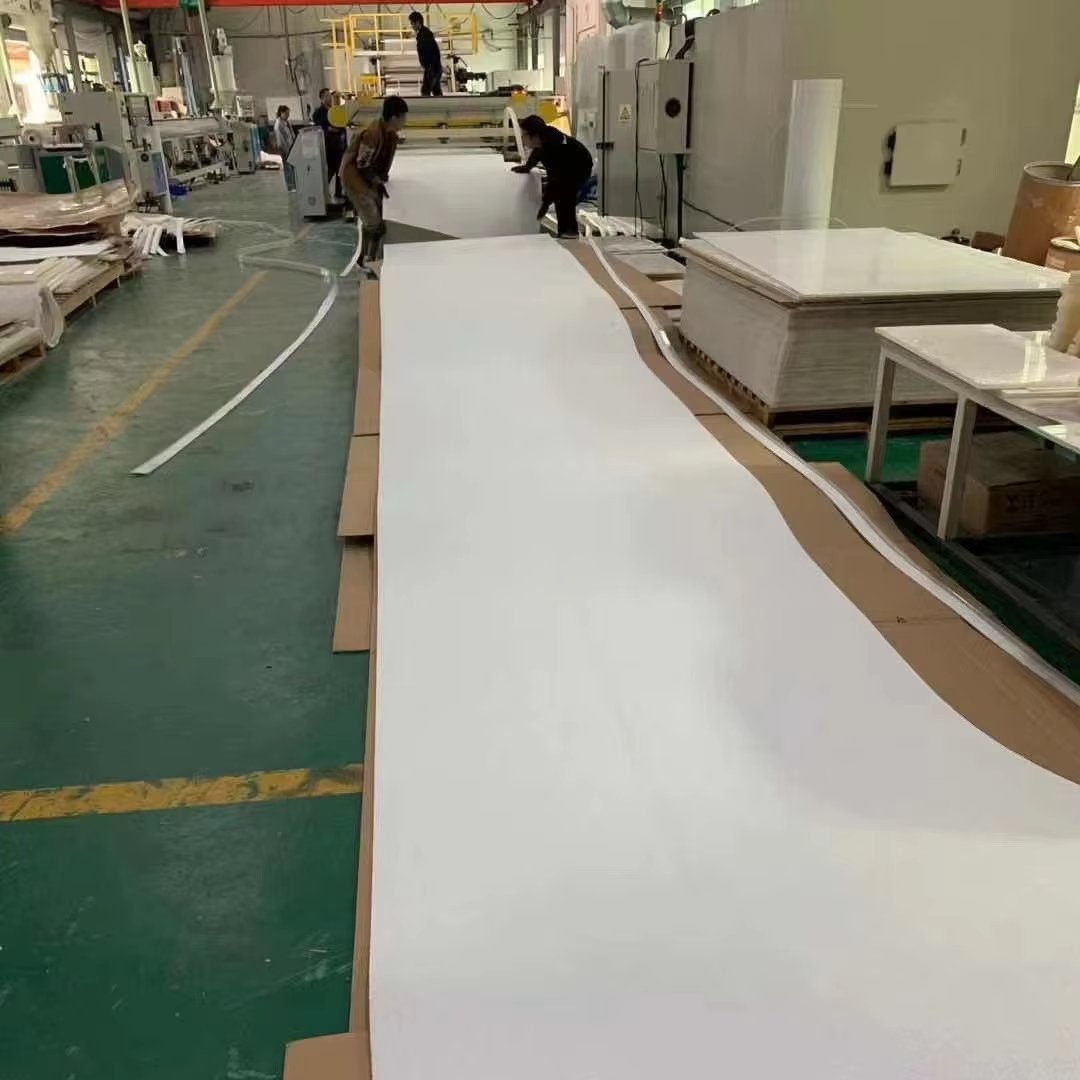 PVDF fiberboard polyester backing cloth board PVDF lined fiberboard PVDF BORAD Authentic and high-quality