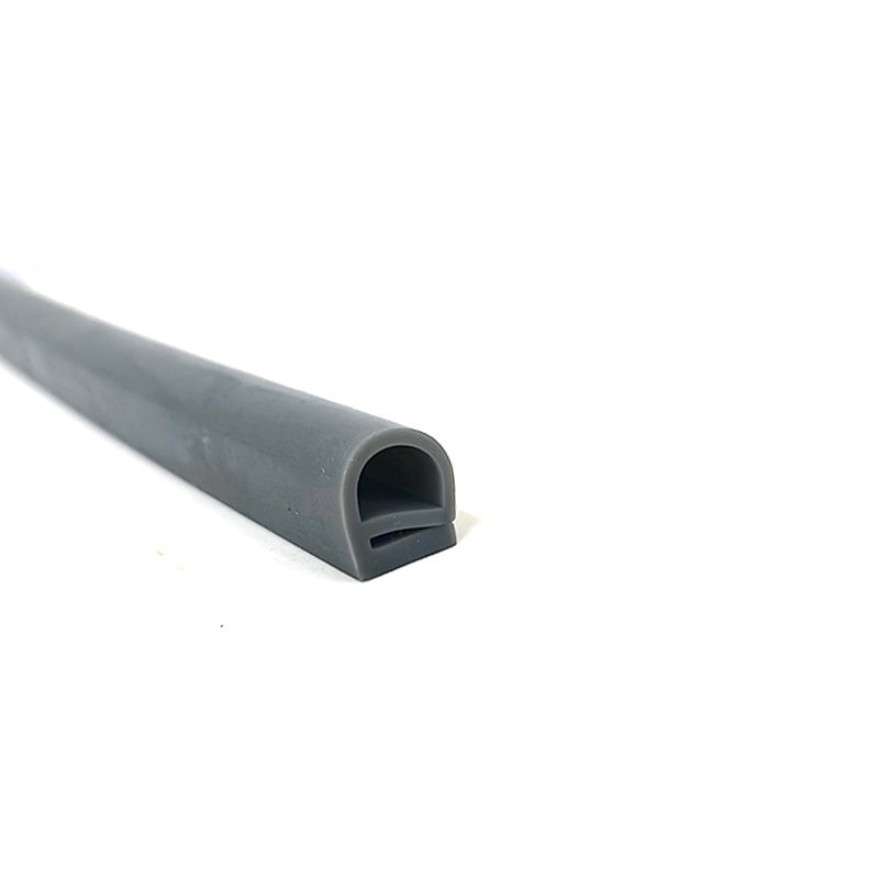 Custom high temperture resistant e shape silicone rubber gasket for oven door seals