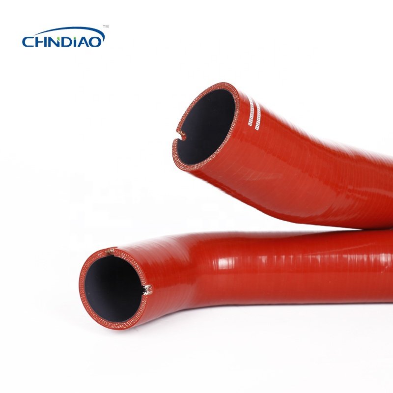 Universal high resistant automotive flexible oil fluorine silicone rubber hose for car