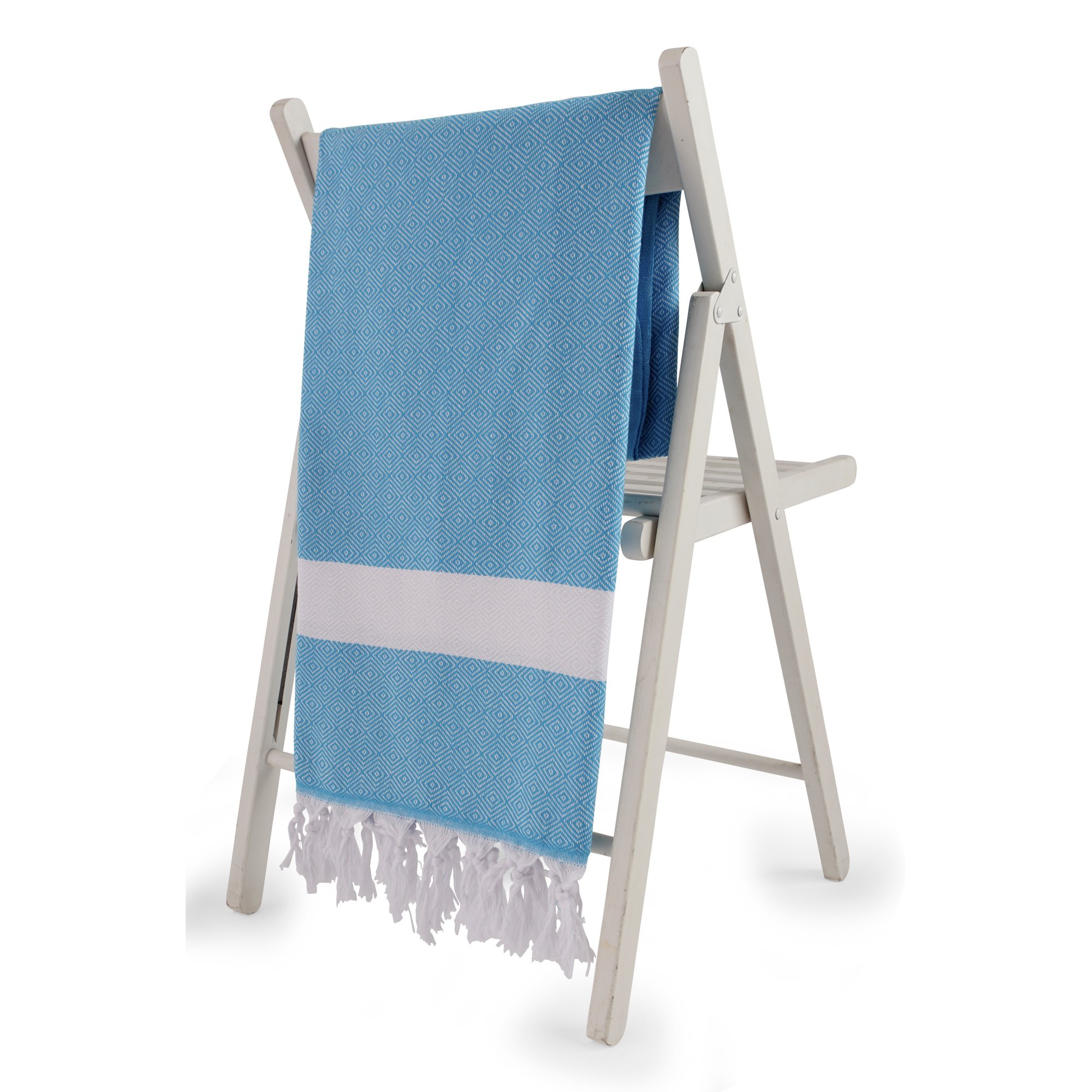 Best Quality Modern Soft 100% Cotton Towels Premium Diamond Model Lightweighted Blanket Towel Set for Bath and Beach Wholesale