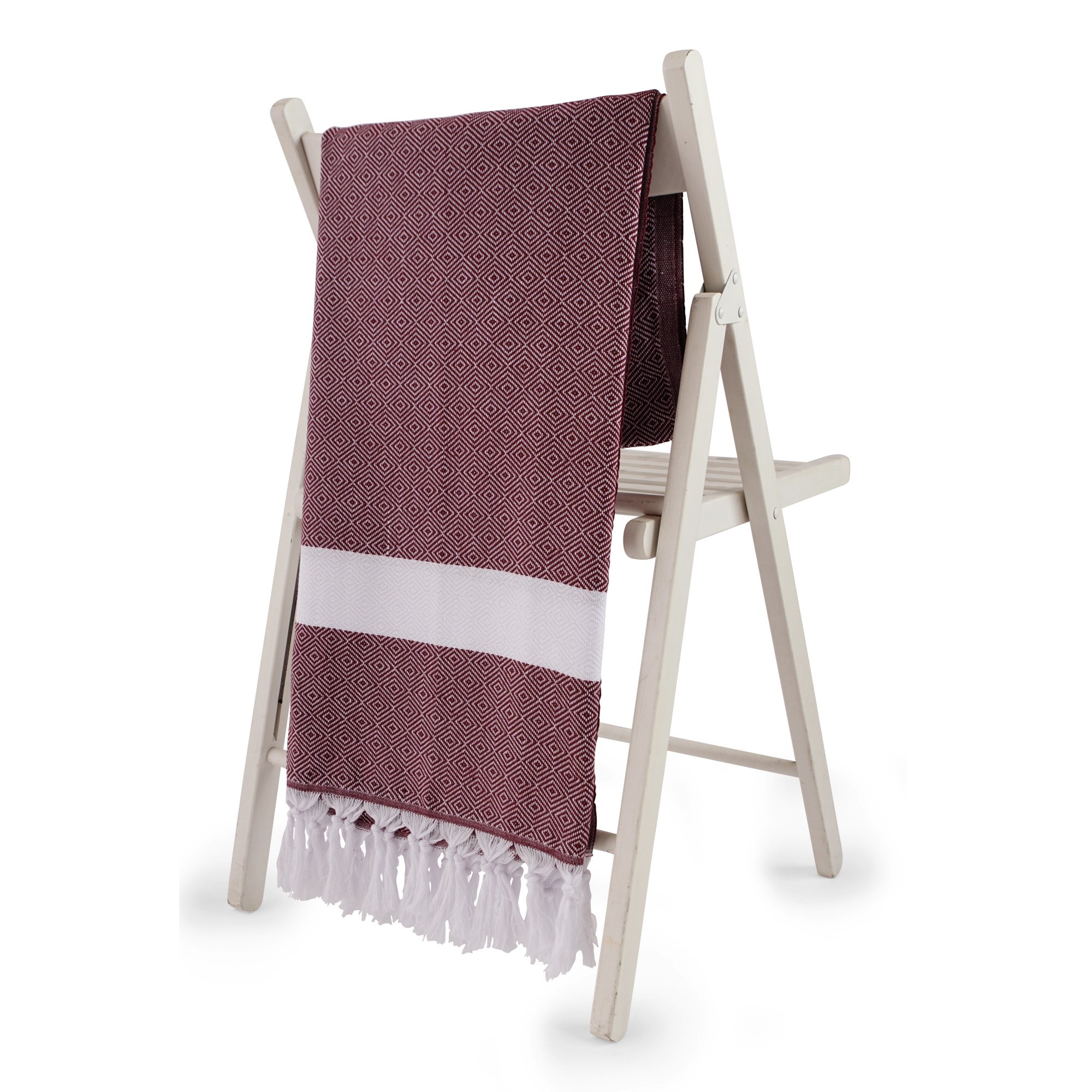Best Quality Modern Soft 100% Cotton Towels Premium Diamond Model Lightweighted Blanket Towel Set for Bath and Beach Wholesale