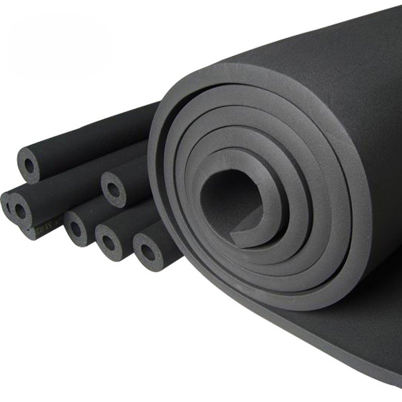 25mm Thick High Density Brand New Material Black Waterproof Fireproof Soundproof Thermal Insulation Nbr Rubber Foam Sheet