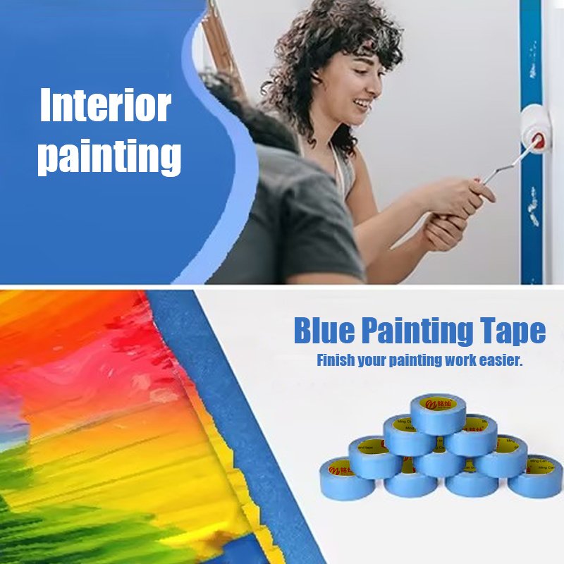 Masking Uv Blue Painters Paper Resist Protection Paint Light Painter 14 Days Tape Blue Tape Painter