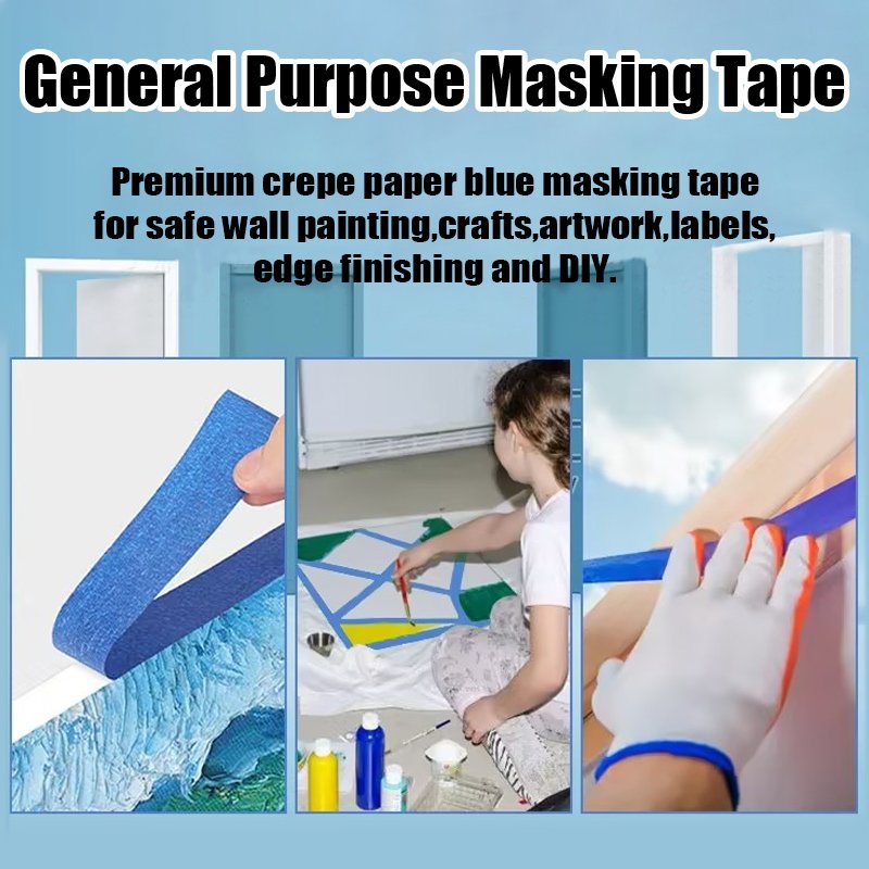 Masking Uv Blue Painters Paper Resist Protection Paint Light Painter 14 Days Tape Blue Tape Painter