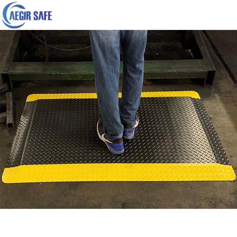 China Luxury Antifatigue Workshop Rubber Mat Polyester Anti Fatigue Floor Mats