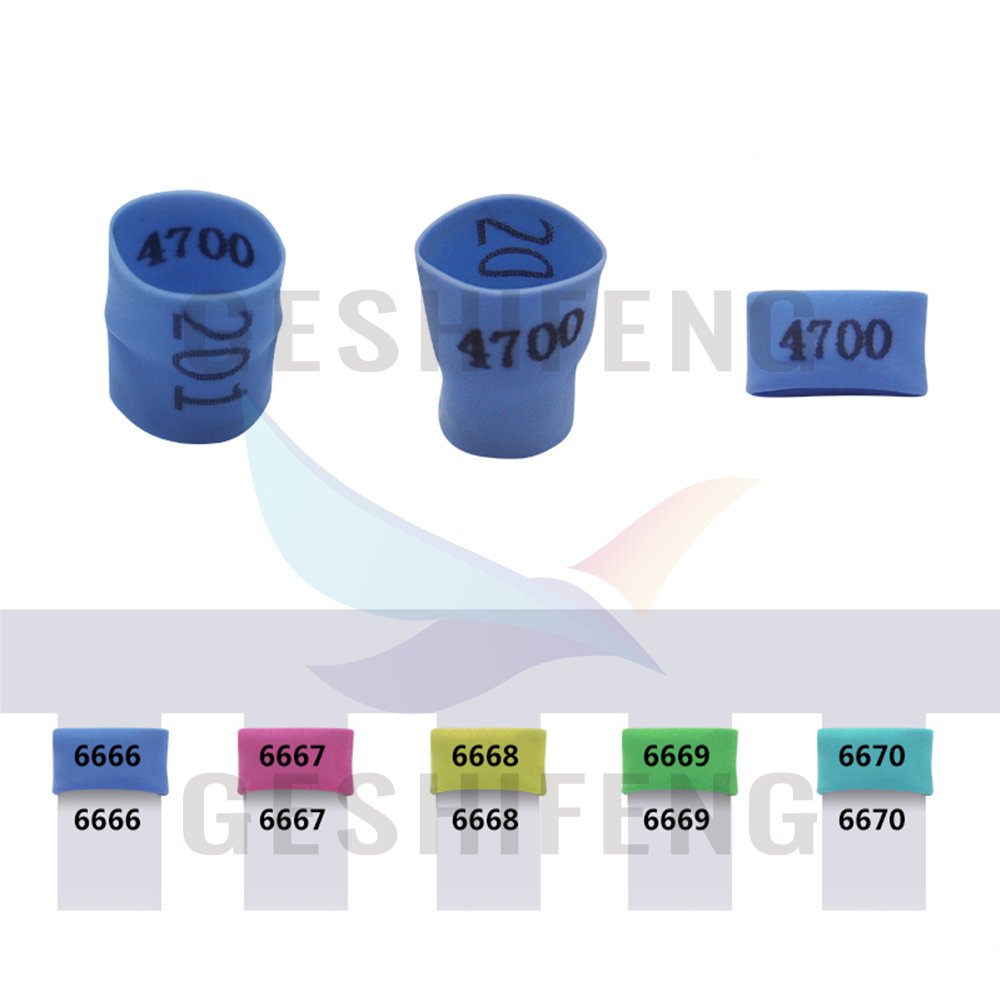 Wholesale Bird Rubber Circle Ring Pigeon Racing Leg Ring Protection Sleeve Rubber Foot Ring