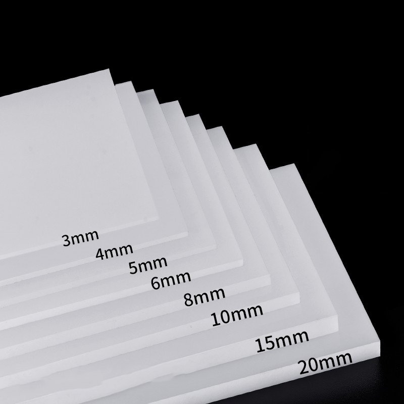 Hot Black Plastic Sheets 48x96 3mm 10cm Bullet Proof Sheet Pastel 0.7mm Printing Matt Metallic Pad Core PVC ABS PE PP Color
