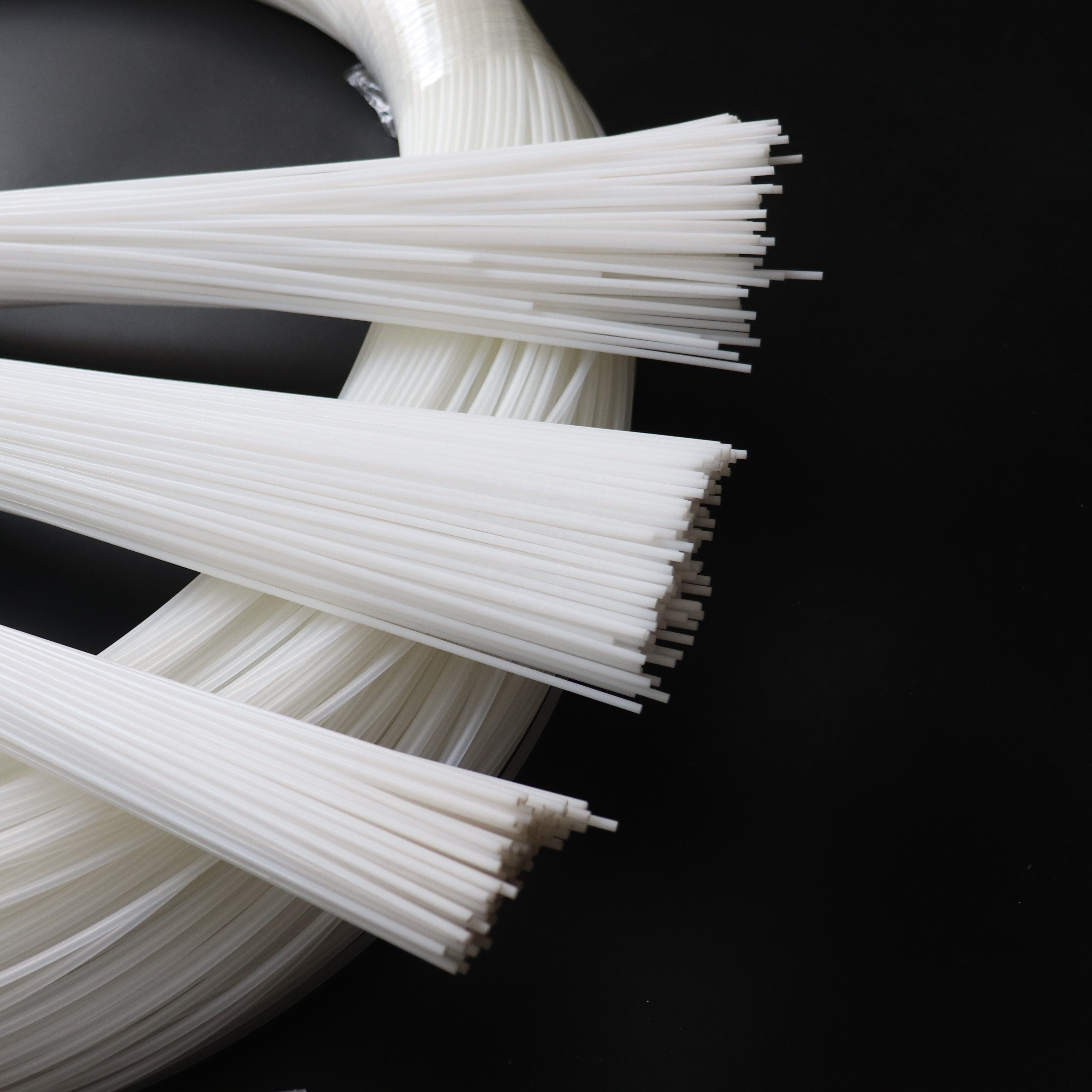 Extrusion pa6 66 ABS solid plastic rod 2mm 3mm 250mm nylon round rod