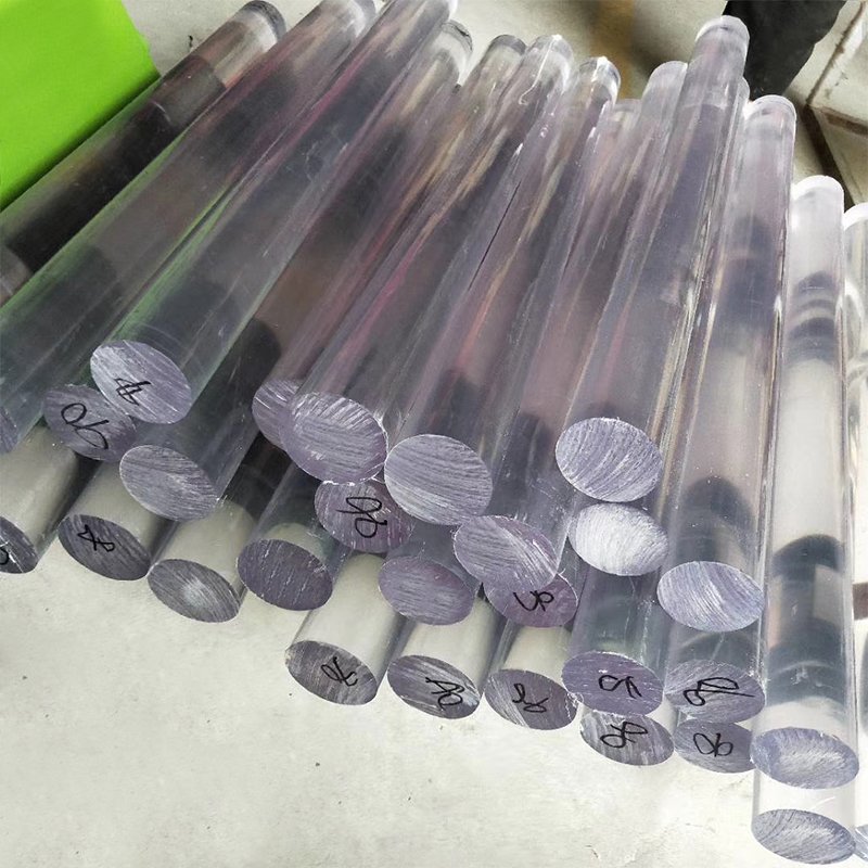 Clear PC rod inflaming retarding 100mm polycarbonate rod pc bar solid sheet