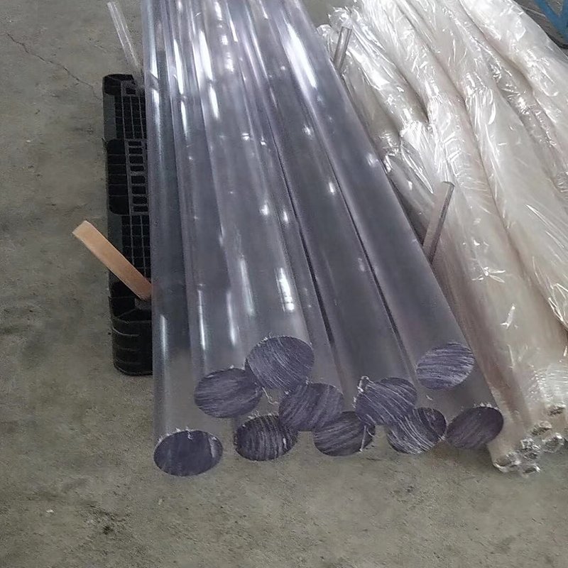 Clear PC rod inflaming retarding 100mm polycarbonate rod pc bar solid sheet