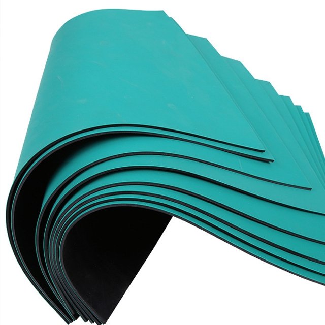 High Quality ESD Matting Natural Rubber Sheet ESD Antistatic Table Mat Floor For Cleanroom