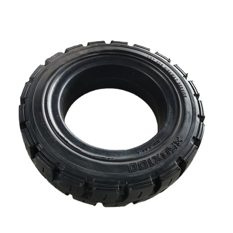 Industrial Solid Tires 7.00-12 28x9-15 300x100 350x100 360x100 400x100 with Hole for Forklift/Sweeper