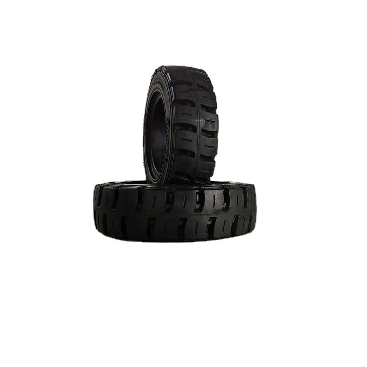 Industrial Solid Tires 7.00-12 28x9-15 300x100 350x100 360x100 400x100 with Hole for Forklift/Sweeper