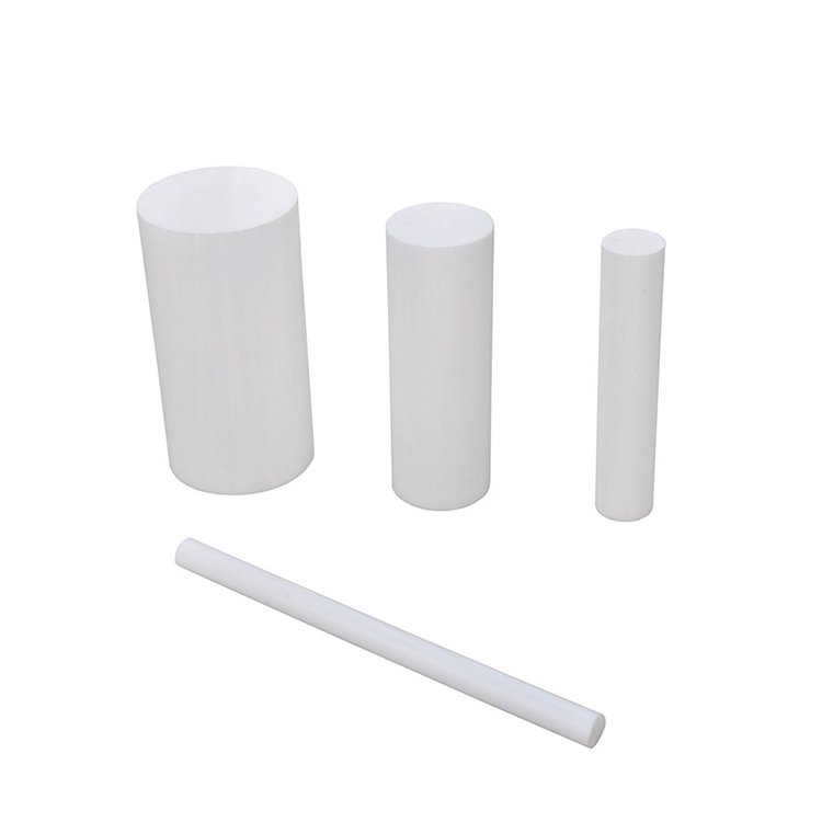 Wear Resistant Virgin PTFE Bar Stock Electrical Grade PTFE Plastic Rods in Shock