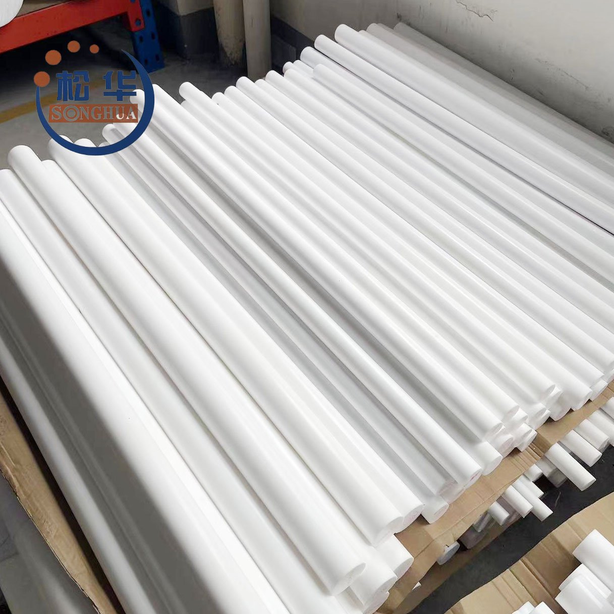 100% Virgin PTFE Stick Round Bar Plastic Rod with Good Performance