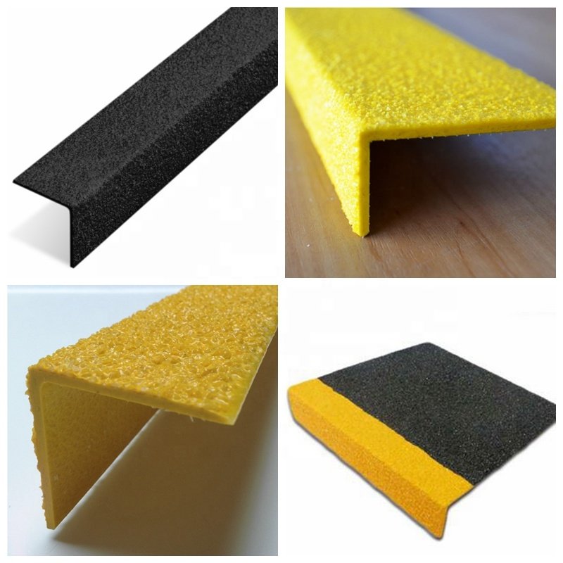 China factory sale Antislip Strip Insert Concrete sanded Step Nosing for Outdoor Stairs