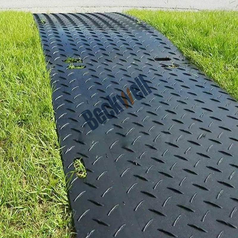 100% New Material HDPE Heavy Duty Temporary Roadway Instant Pathway Walkway Footway Ground Turf Lawn Soil Protection Mat