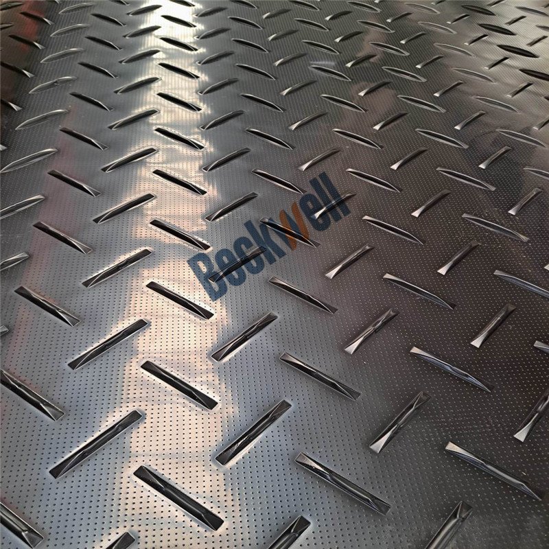 100% New Material HDPE Heavy Duty Temporary Roadway Instant Pathway Walkway Footway Ground Turf Lawn Soil Protection Mat