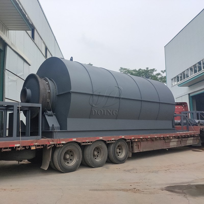 500kg-5ton mini Small Plastic to Diesel and gasoline pyrolysis plant and refinery plant Plastic pyrolysis distillation machine