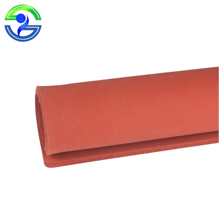 High Temperature Resistant Red Silicone Rubber Sheet Sponge Foam Pad Silicone Foam Sheet