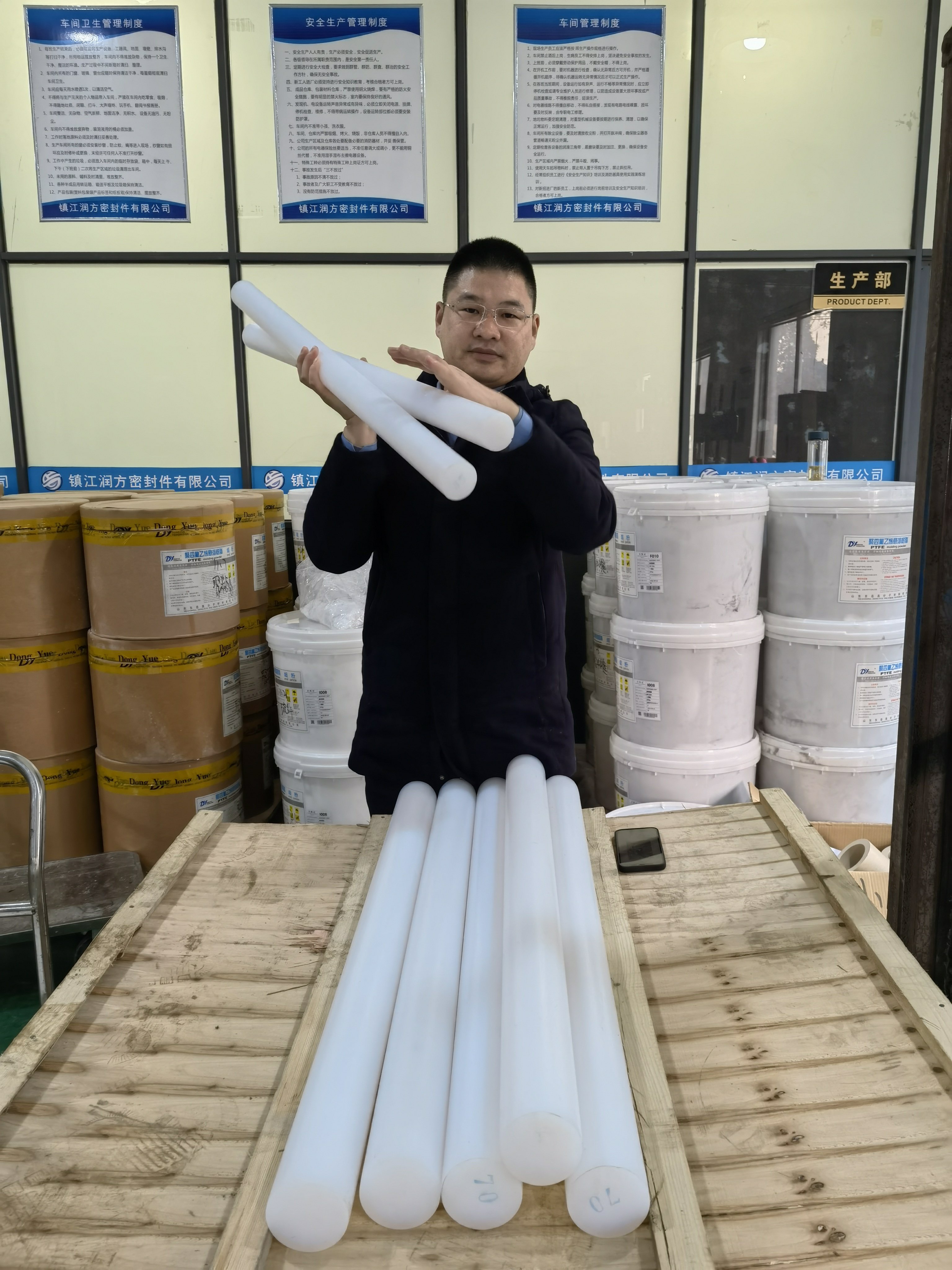 High Quality Heat Chemical Resistance Pfa Rod Pfa Stick For Insulating Sealing Material