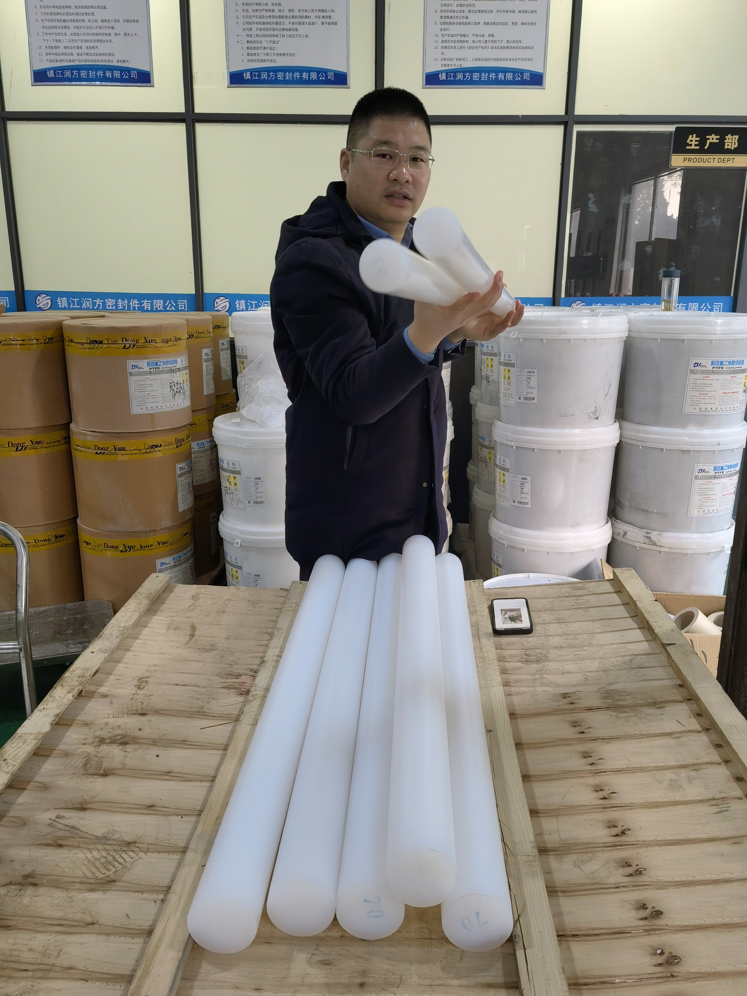 High Quality Heat Chemical Resistance Pfa Rod Pfa Stick For Insulating Sealing Material