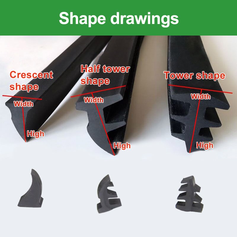 aluminium door and window EPDM Rubber Seal Strip Gasket