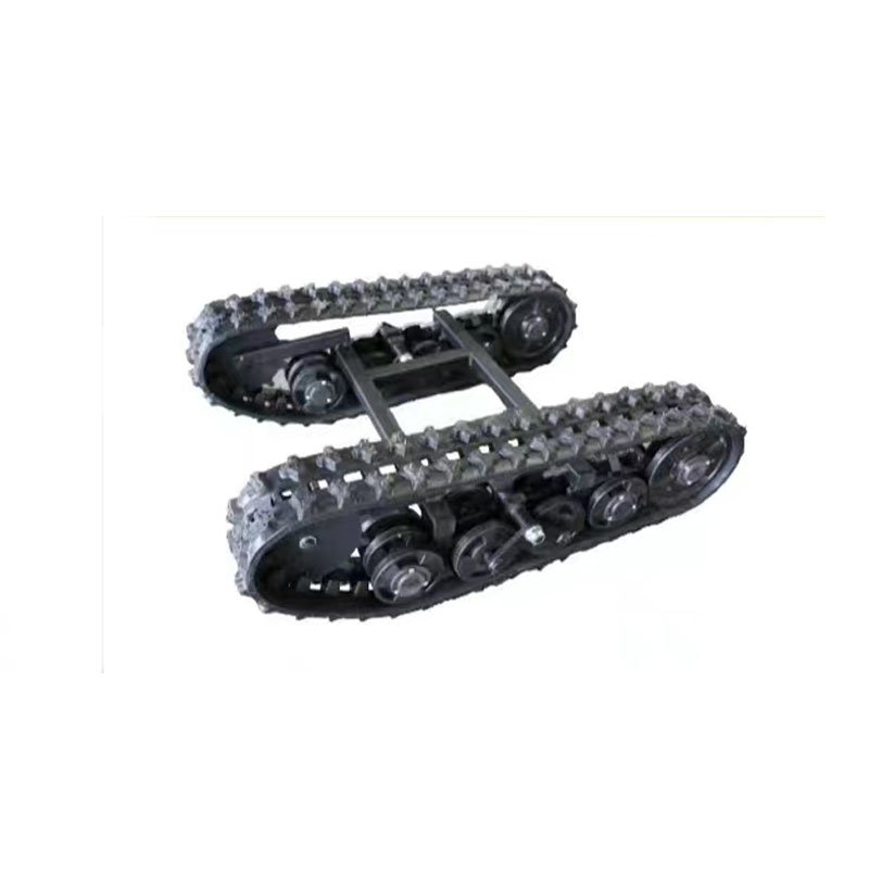 Cheap rubber track undercarriage tracked chassis system for Farm DP-JST-148