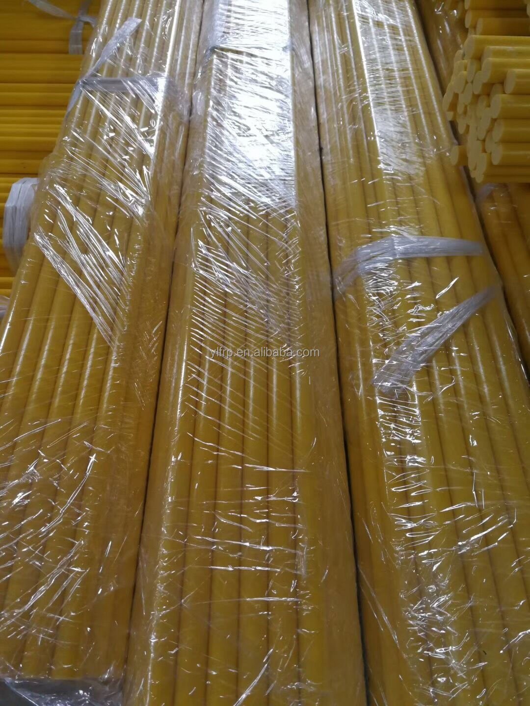 White Flexible Solid and Hollow Fiberglass Rods FRP Tree Nursery Stakes Round Durable Fiberglass fence Post
