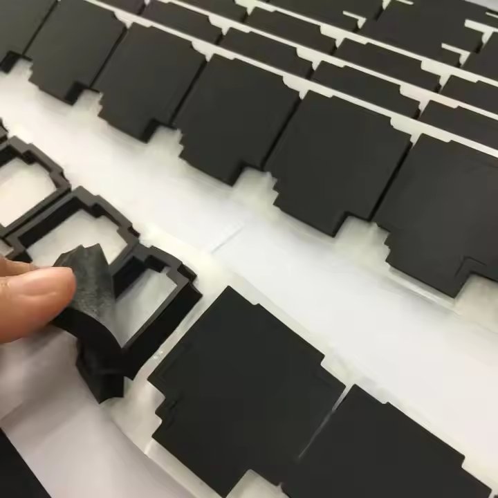 Adhesive Shock Absorption & Anti-vibration EPDM NBR SBR Nr Silicone Rubber Pad Heat Insulation & High Temperature Resistance