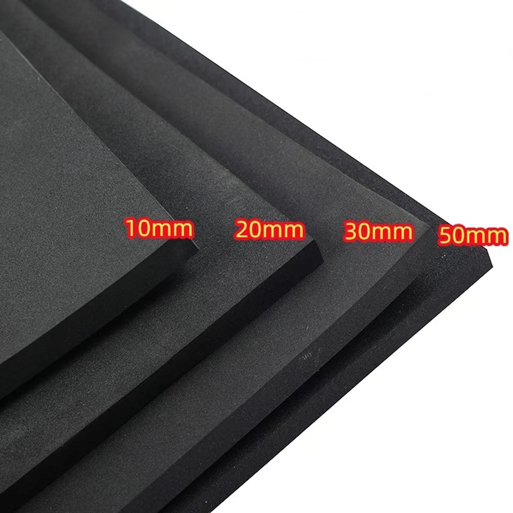 black red 1~50mm thickness NBR/CR/EVA/PE/EPDM/PVC/SBR/FKM elastomeric natural sponge gasket silicone rubber foam sheet roll