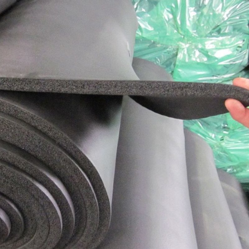 Good Quality Soundproof Rubber Foam for Car Sound Deadener Fireproof Thermal Insulation Foam Sheet Roll