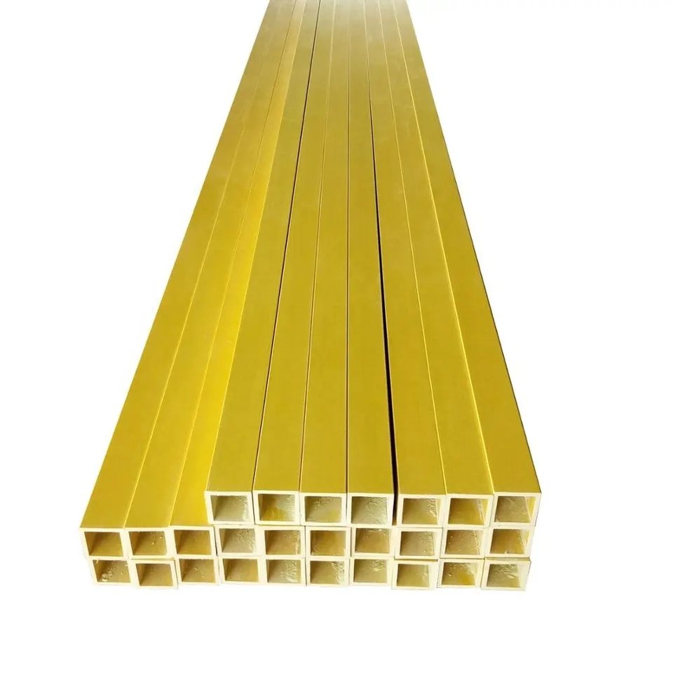 Super durability Structural Composite GRP Hollow Tubing Round Pultruded Fiberglass Tube
