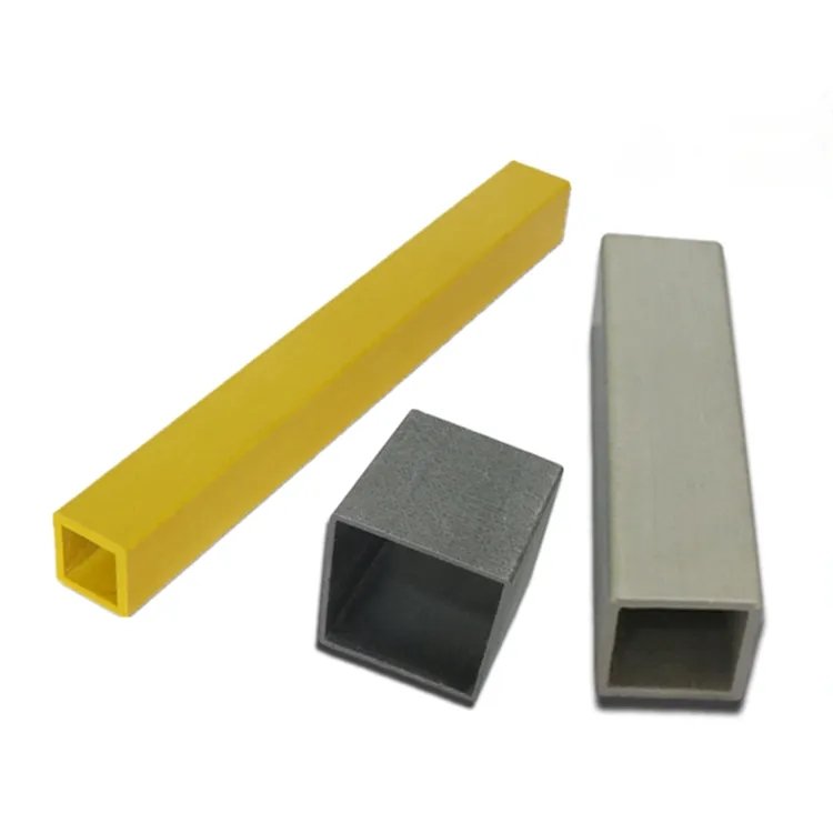 Super durability Structural Composite GRP Hollow Tubing Round Pultruded Fiberglass Tube
