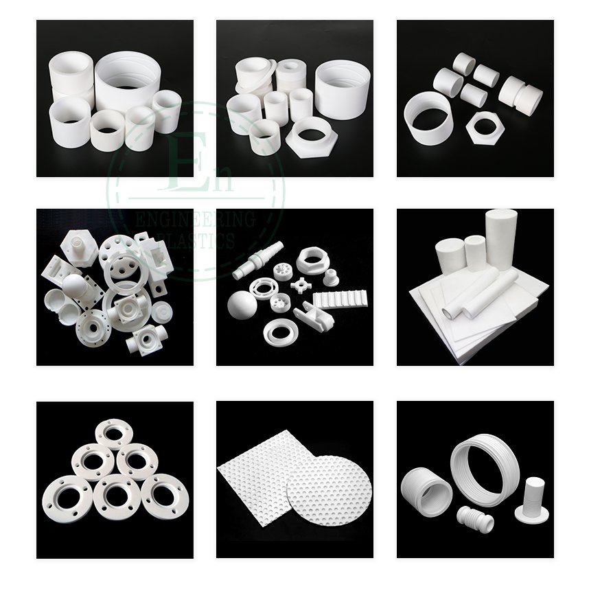 Wholesale custom thickness high temperature resistant Polytetrafluoroethylene PTFE virgin plastic sheet for Cnc Machining Parts