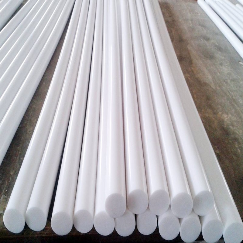 Hot selling Good quality white mold 3-200m Anti Heat Pure Plastic Bar polytef Electrical insulation PTFE rod