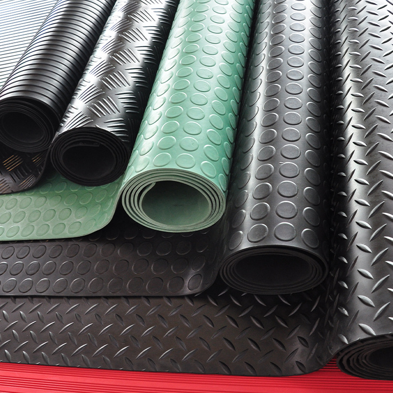 Industrial Vulcanized Butyl Rubber Sheet Floor Mat 1-50mm Heat and Aging Resistant Rubber Sheets