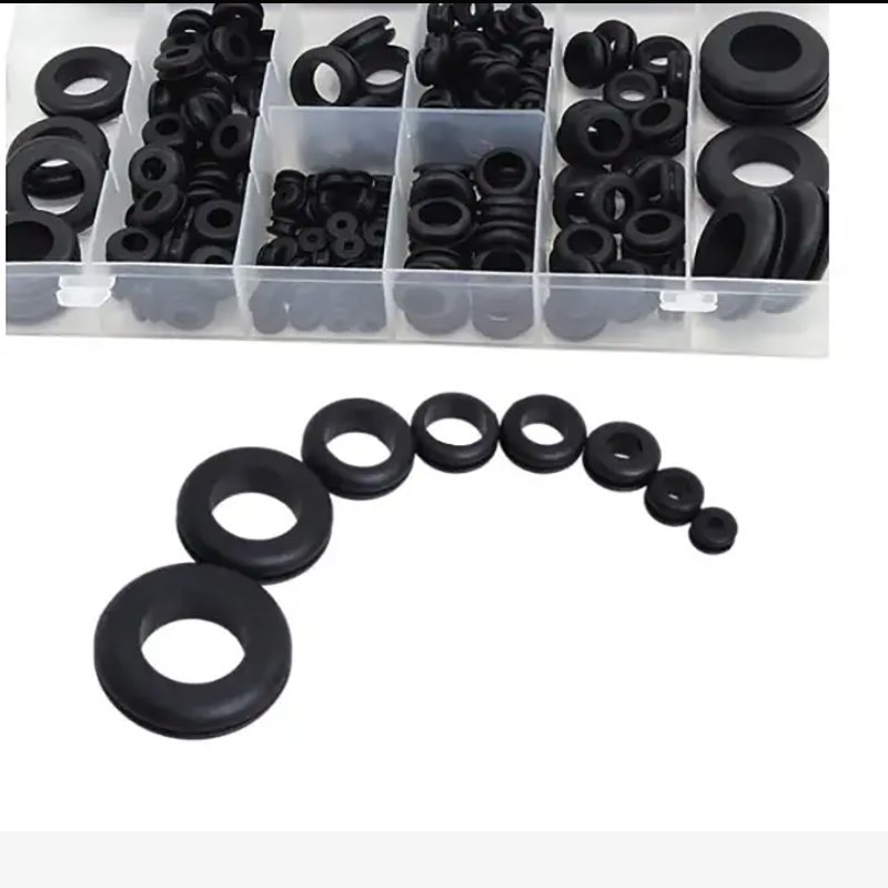 OEM rubber cable grommet 4mm small silicone connector rubber grommets parts