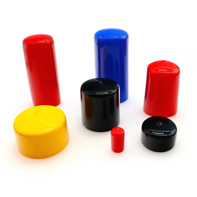 Rubber cap round pipe sealing cap thread protective sleeve rubber protective cap rubber sleeve copper pipe plug