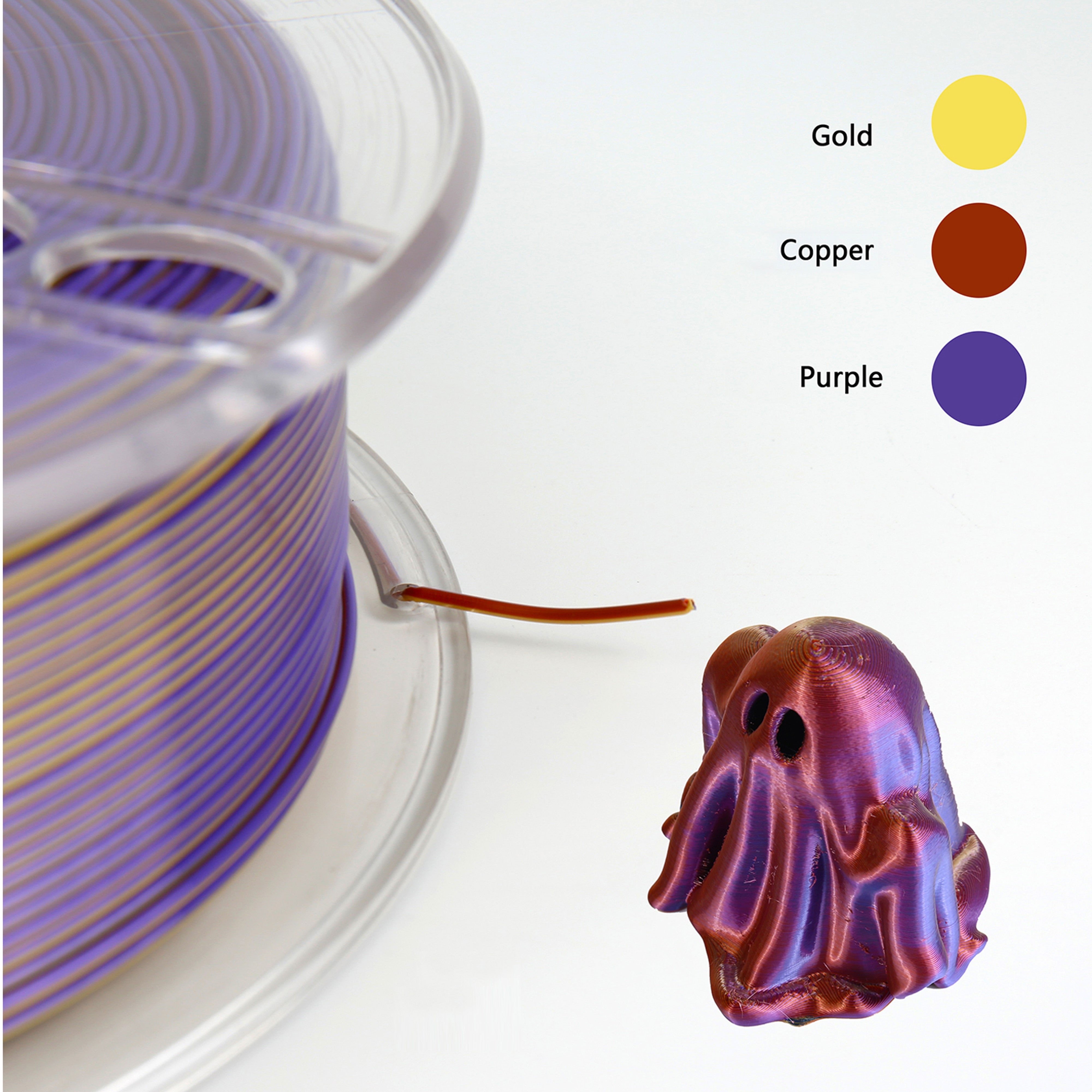 Factory sales PLA Filament silk three-colour1.75mm Pla Filamento 3d Printing Filament Extruded Plastic PLA Rods