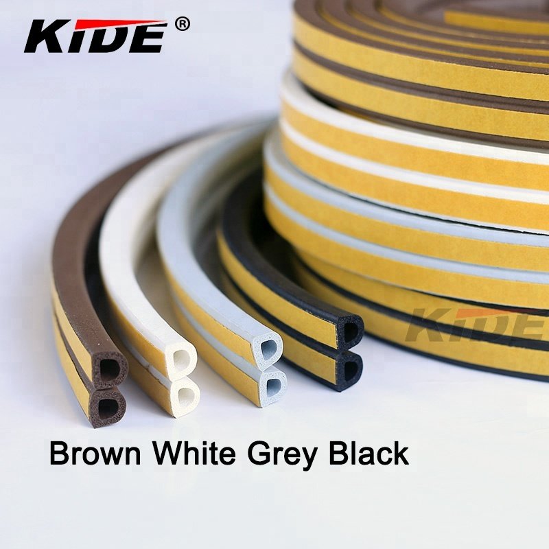 Door Seal Weather Stripping, Window Rubber Seal Strip Self Adhesive Foam Tape for Draft Stopper Gap Blocker and Wind blocker,16F