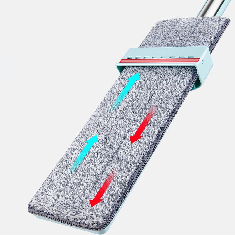 DS1878 Household Cleaning ToolHand Free Squeeze Cleaning Floor Mop Microfiber Window Cleaning Lazy Mop Microfiber Flat Mop