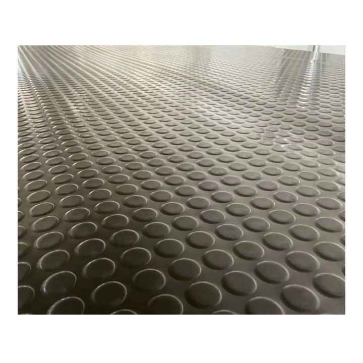 Anti Slip 3mm Coin Round dot Rubber Sheet Floor Mat