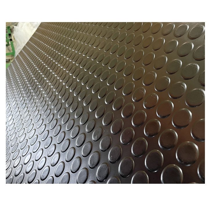 Anti Slip 3mm Coin Round dot Rubber Sheet Floor Mat