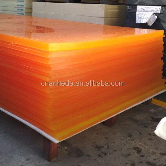 Yellow or Tea Color PU Polyurethane Sheets for Sale