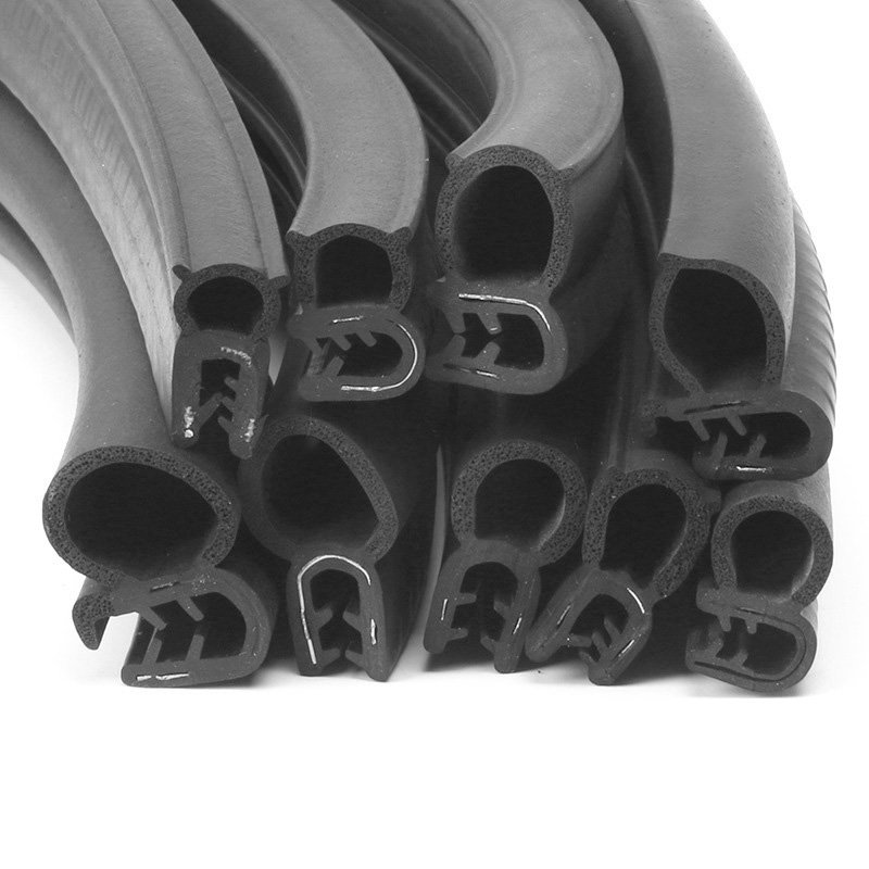 Manufacturer customized waterproof extruded high temperature car silicone rubber sealing strip