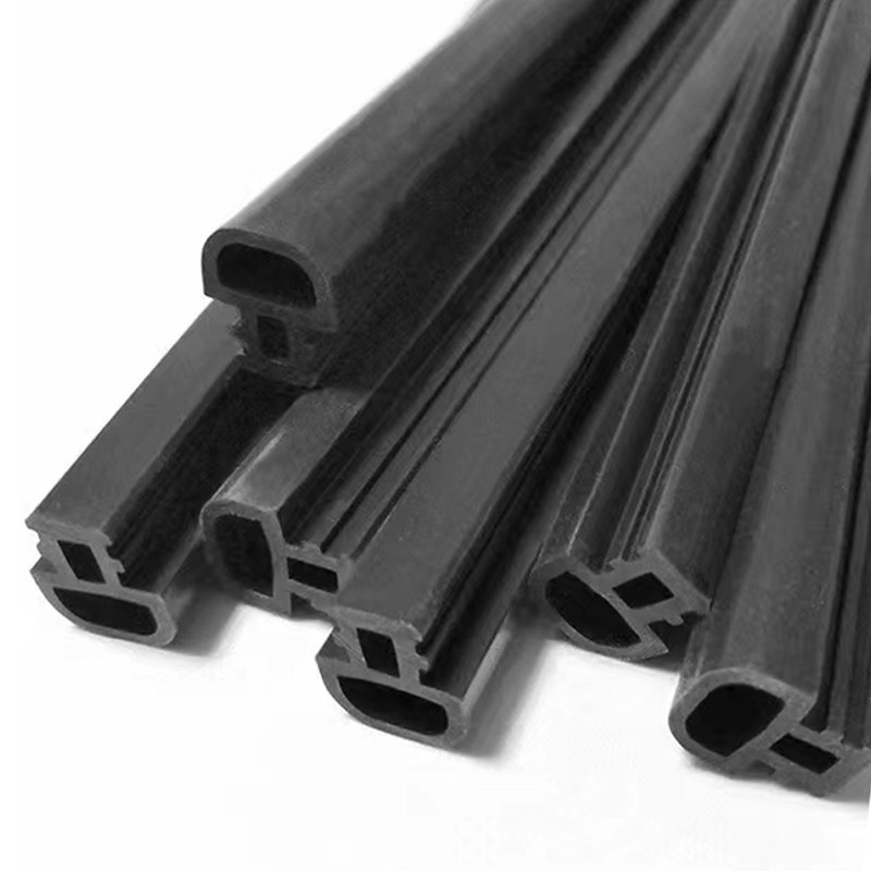 Manufacturer customized waterproof extruded high temperature car silicone rubber sealing strip