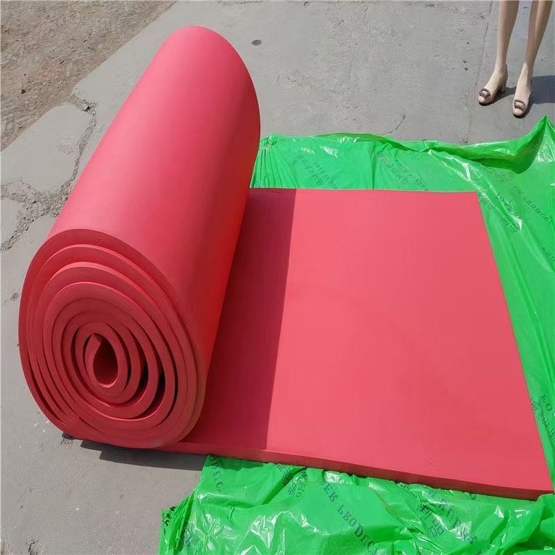 PVC & NBR Flexible Thermal Insulation Sheet Rubber Foam Bubble Insulation Type