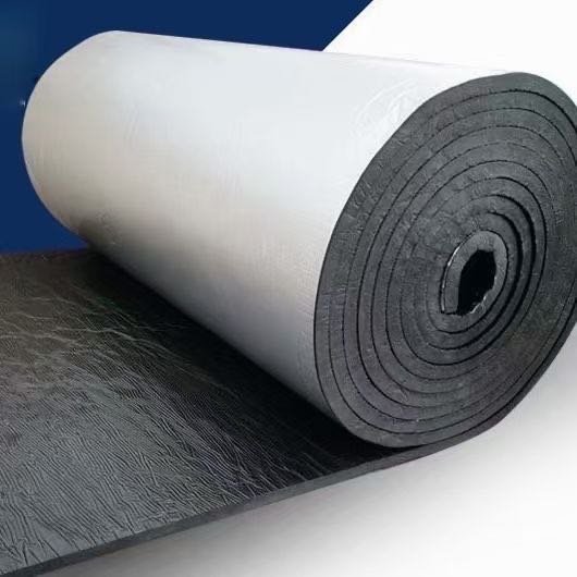 PVC & NBR Flexible Thermal Insulation Sheet Rubber Foam Bubble Insulation Type
